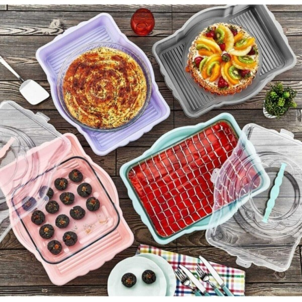 Avmstore Bursev Trio Kek ve Borcam Taşıma Kabı Saklama Kapları Fiyatı