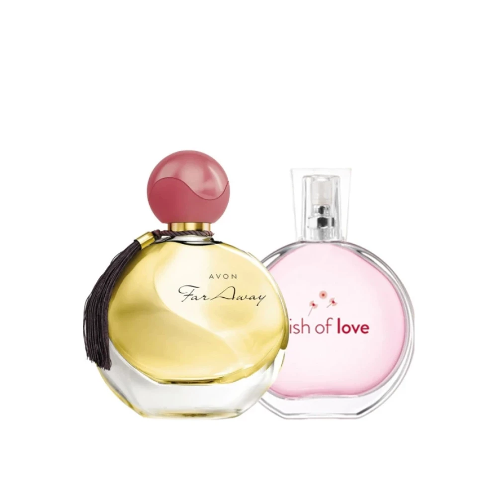 Avon Far Away Edp 50 Ml Wish Of Love Edt 50 Ml Kadin Parfum Seti Kadın Parfümleri Fiyatı