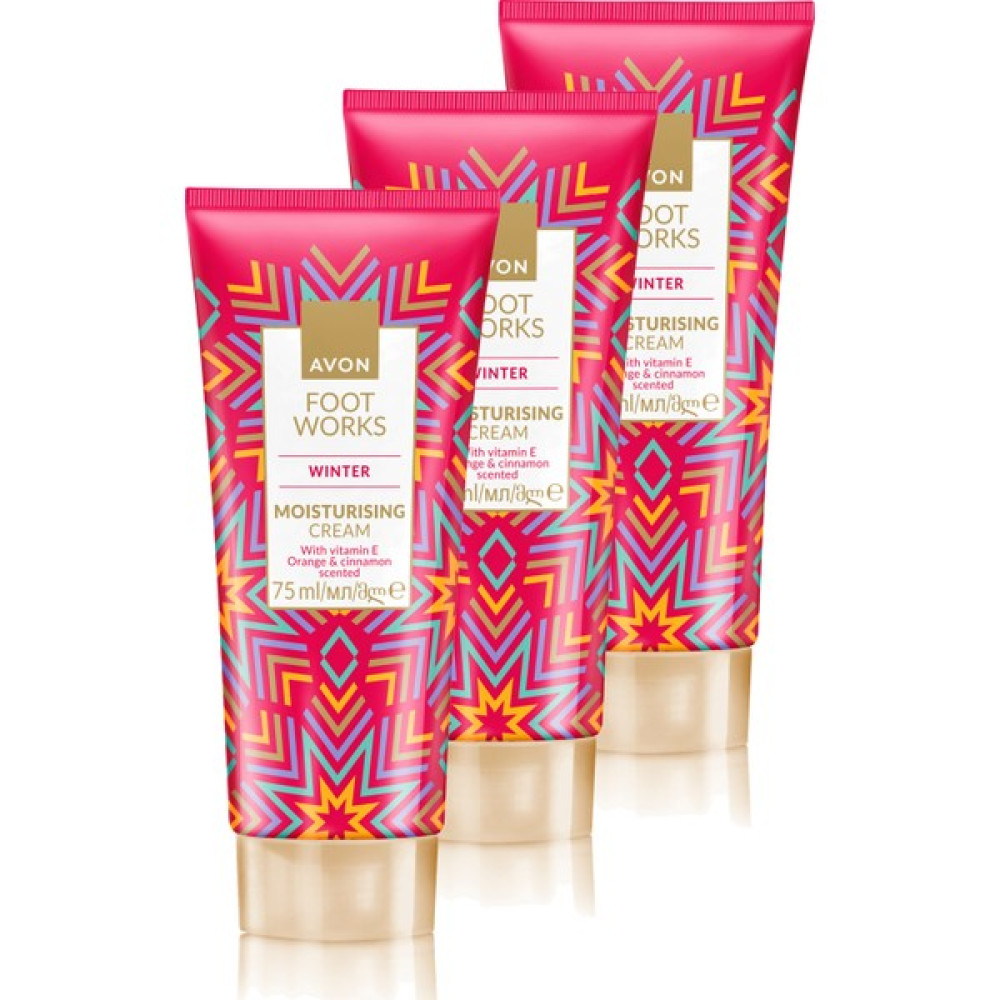 Avon Foot Work Winter Portakal ve Tarçın Kokulu E Vitaminli Nemlendirici Ayak Kremi 75 Ml. Üçlü Set Oto Boyaları Fiyatı