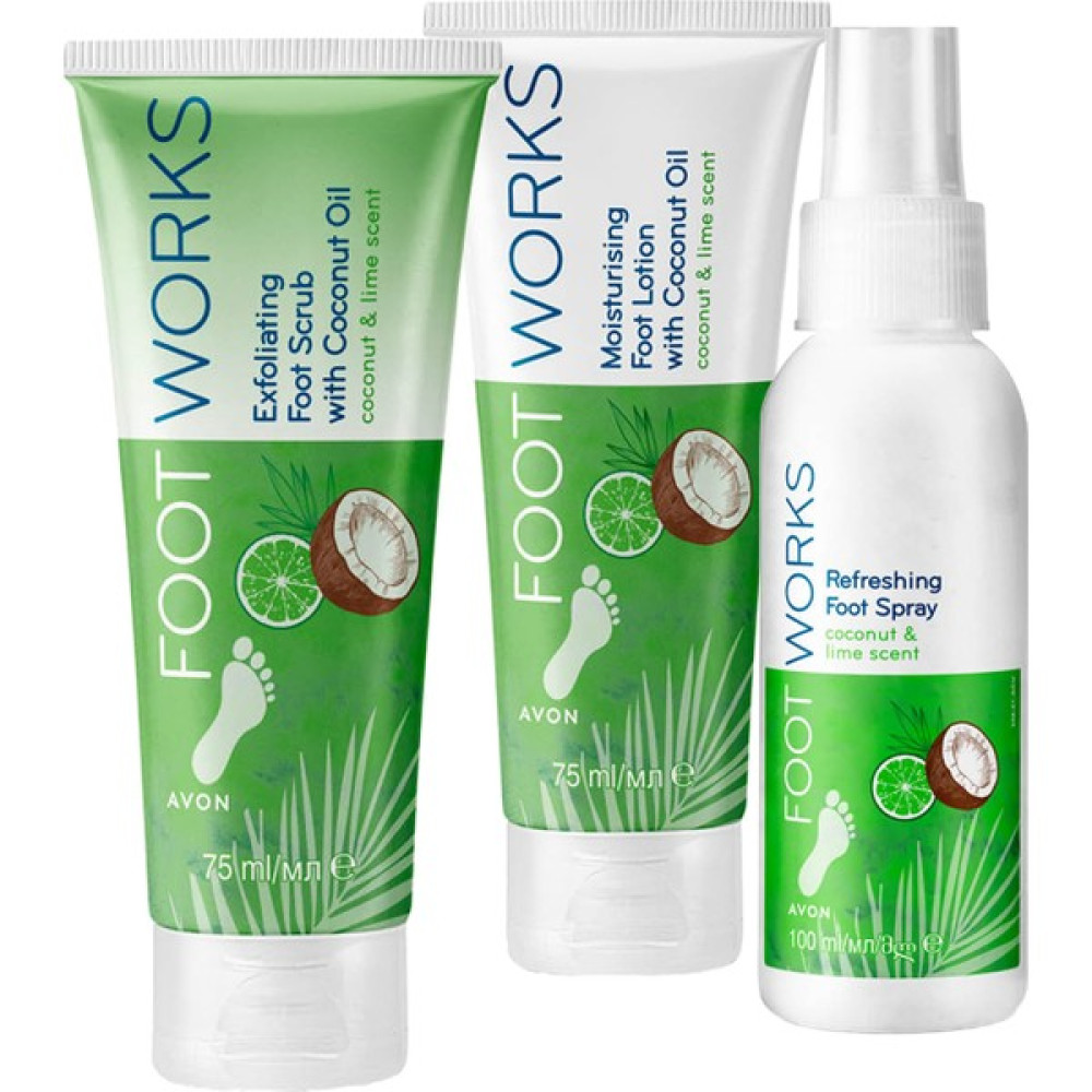 Avon Footworks Hindistan Cevizi ve Misket Limonu Özlü Ayak Bakım Paketi Oto Boyaları Fiyatı