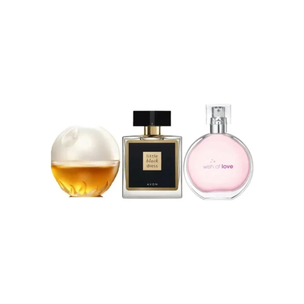 Avon Incandessence 50 Ml+ Wish Of Love+Little Black Edp Kadin Parfum. Kadın Parfümleri Fiyatı