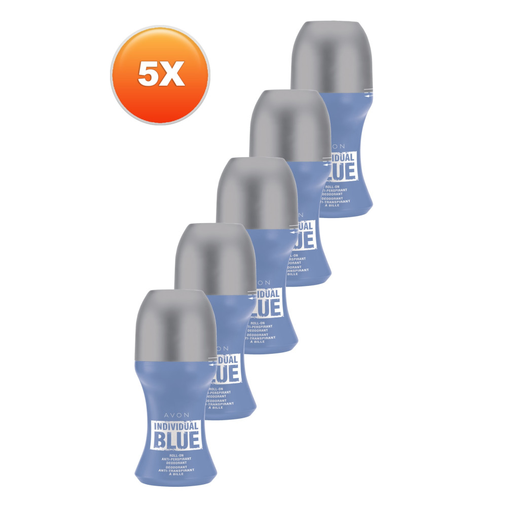 AVON Individual Blue Erkek Rollon 50 ml 5li Set Roll-Onlar Fiyatı