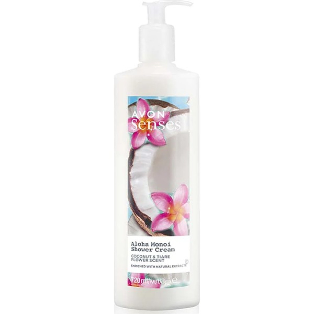 Avon Senses Aloha Monoi Tiare Çiçeği ve Hindistan Cevizi Kokulu Krem Duş Jeli 720 ml Oto Boyaları Fiyatı