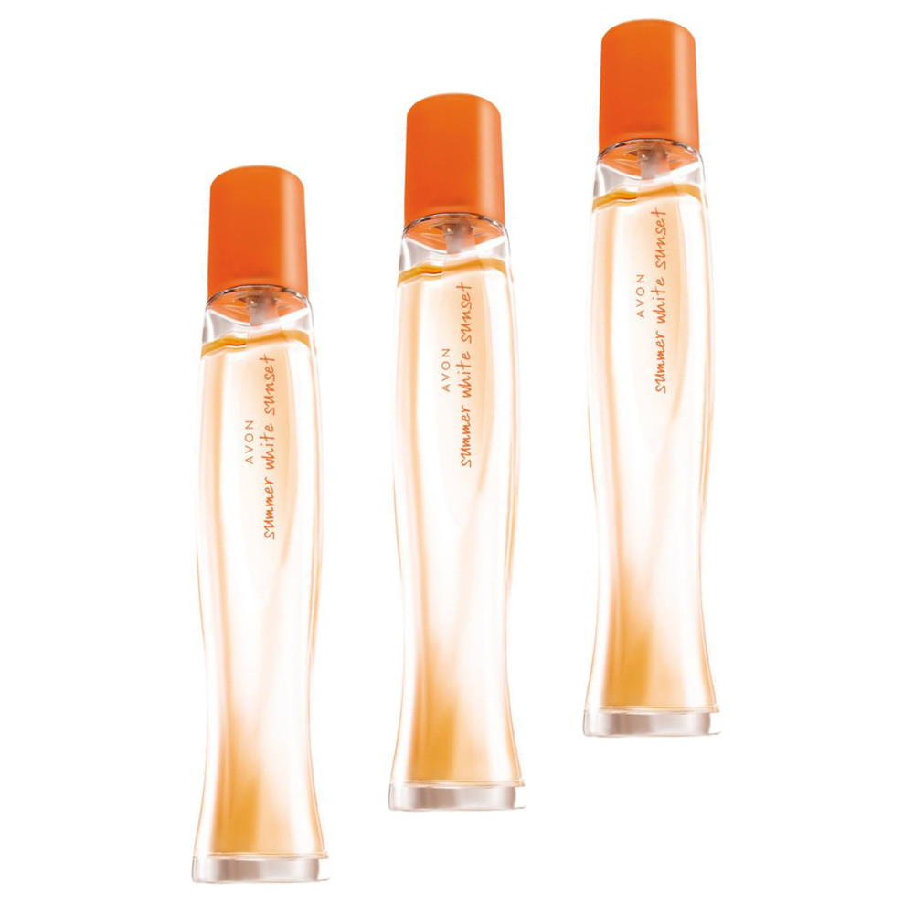 AVON Summer White Sunset Kadın Parfüm Edt 50 Ml. Üçlü Set Parfümler Fiyatı