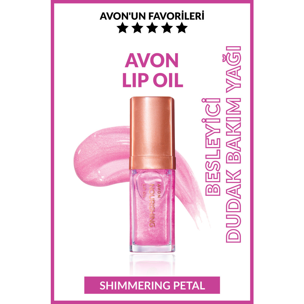 AVON True Lip Oil Dudak Bakım Yağı Shimmering Petal - 7 ml Rujlar & Dudak Parlatıcıları Fiyatı