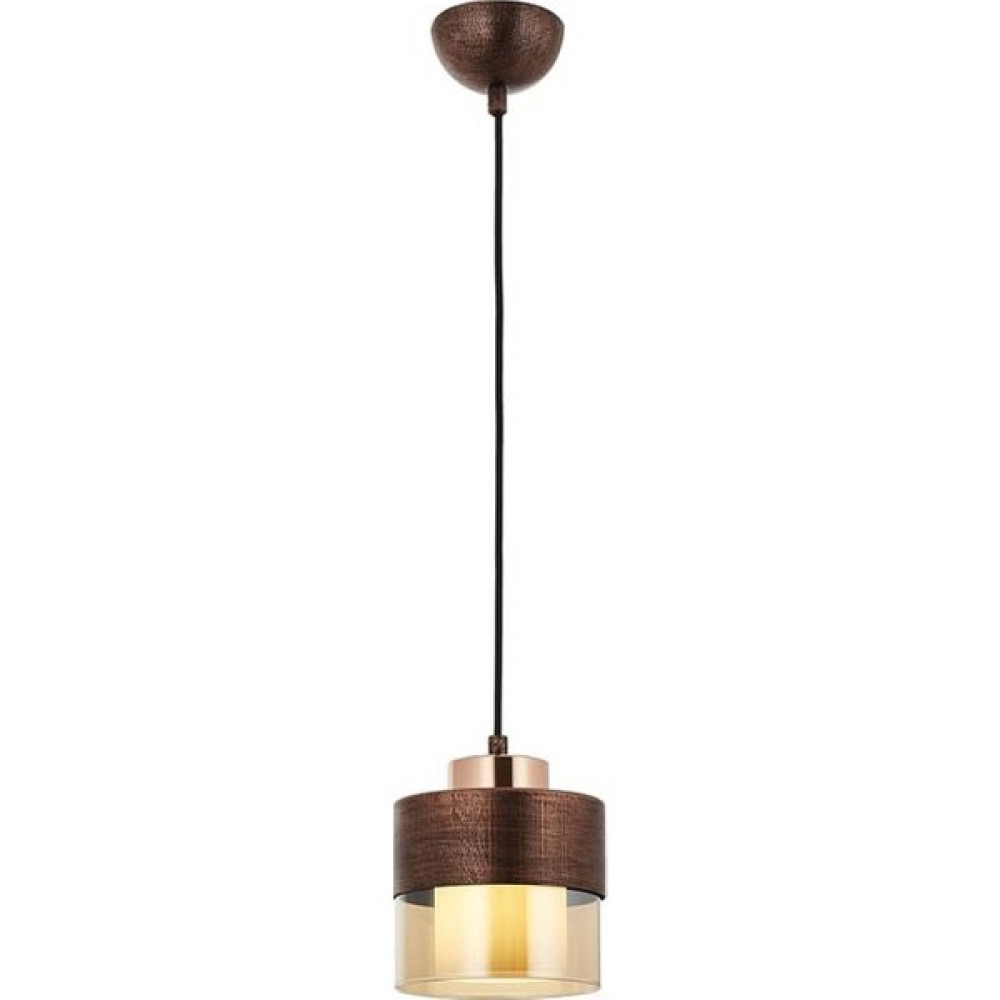 AVONNI AV-60193-1CPR Bakır Patina Boyalı Modern Avize E27 Metal Cam 15cm - Sarı Avize Fiyatı