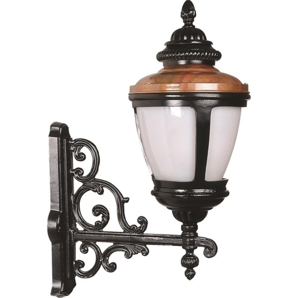 AVONNI BAP-68011-BSY-OP Kahverengi/Siyah Boyalı Dış Mekan Aydınlatma E27 Aluminyum Polikarbon Cam 42x26cm Aplikler Fiyatı