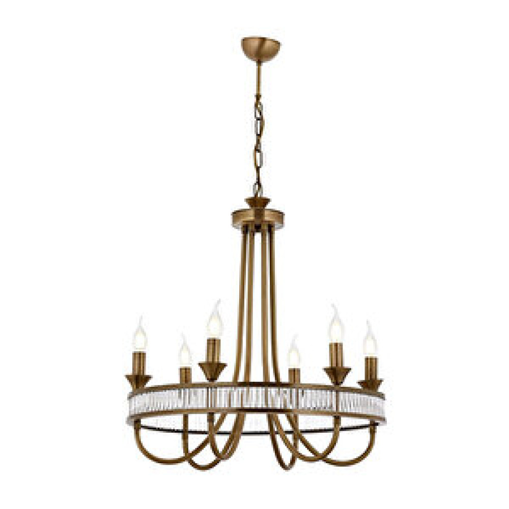 Avonni Eskitme Kaplama Klasik Avize E14 Metal Kristal 60 Cm 603786e Avize Fiyatı