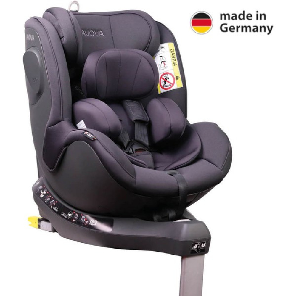 Avova Sperber Fix I-Size 360° Dönebilen Oto Koltuğu 0-18 kg - Gri - Koala Grey Bebek Oto Koltuğu Fiyatı