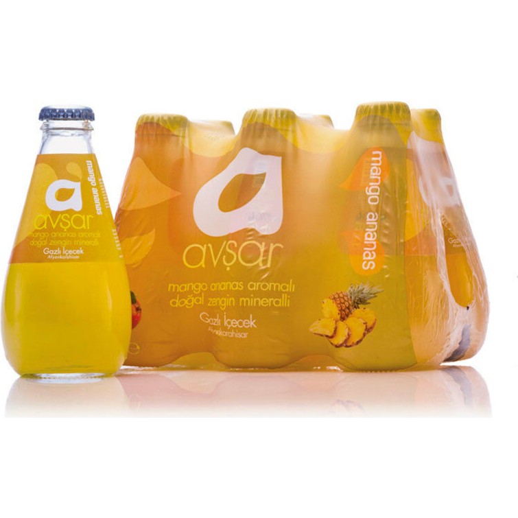 Avşar Mango Ananas Aromalı Soda 6'lı 200 ml Su Fiyatı