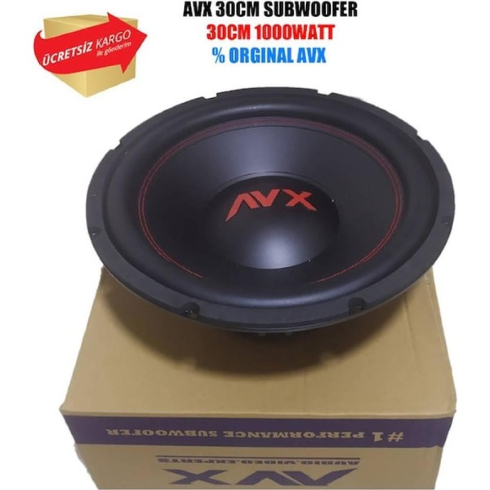 Avx 30 cm 1000W Avx Subwoofer Bass Oto Hoparlörleri & SubWoofer Fiyatı