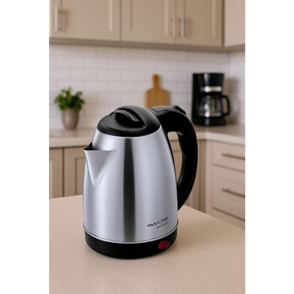 Awox Armada Inox Çelik Kettle 1.8 Lt Otomatik Kapanma Özellikli Dayanıklı Su Isıtıcı - Gri Diğer Fiyatı