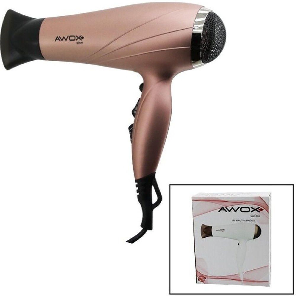 Awox Gleao Rose-Gold Saç Kurutma - Fön Makinesi Soğuk Üfleme 2 Kademe Fan - 3 Kademe Sıcaklık 2000W (4901) Oto Boyaları Fiyatı
