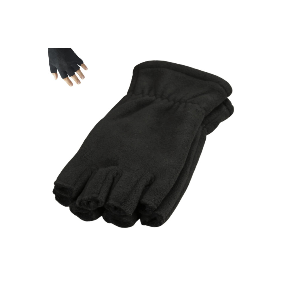 AXE SPORTSWEAR Unisex Siyah Parmaksız Kesik Yarım Parmak Kışlık Termal Polar Eldiven Pkr109426 Eldiven & Kolluk Fiyatı