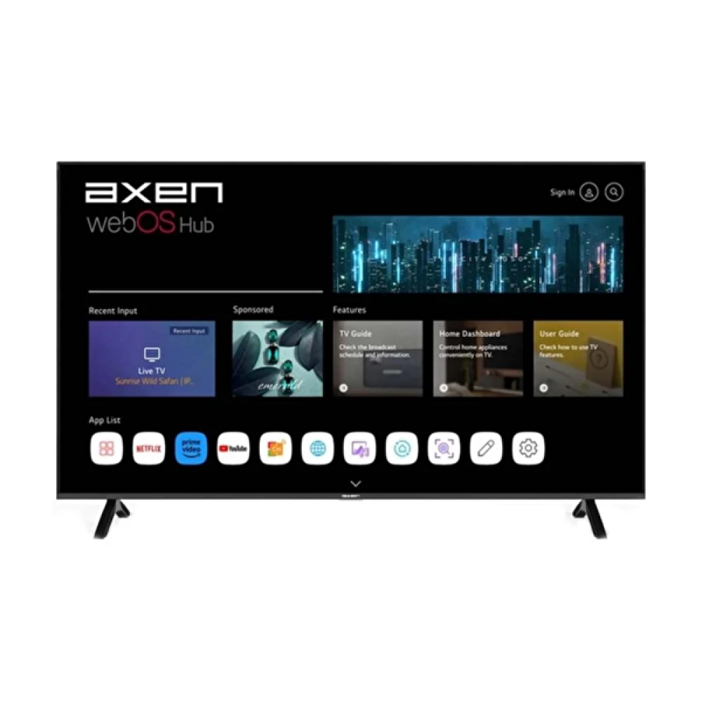 Axen Ax55umn253 55" 139 Ekran 4k Uhd Webos Smart Frameless Led Tv Televizyonlar Fiyatı
