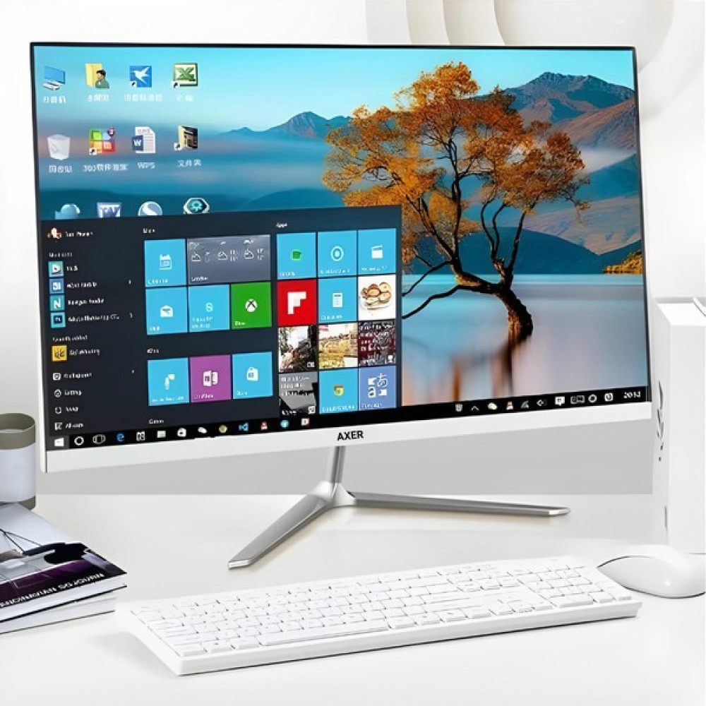 Axer H21W Intel Core İ5 4460 -8GB-256SSD-21.5"- Windows 10 Pro AIO Masaüstü Bilgisayar - Beyaz Monitör PC (All-in-One) Fiyatı