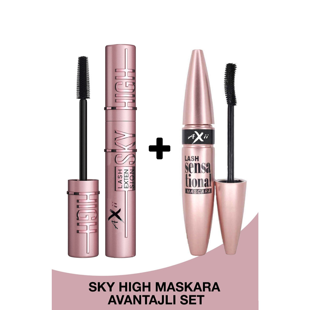 Axii Lash Extension Sky High Maskara & Lash Sensational Mascara Rimeller / Maskaralar Fiyatı