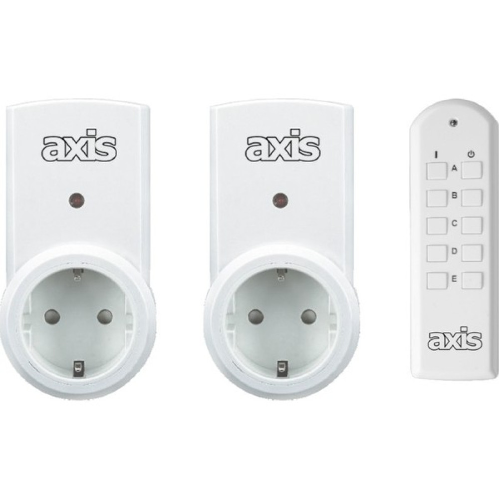 Axis 2'Li Uzaktan Kumandalı Priz Set 1150 W Outlet - 1 Adet Prizler Fiyatı