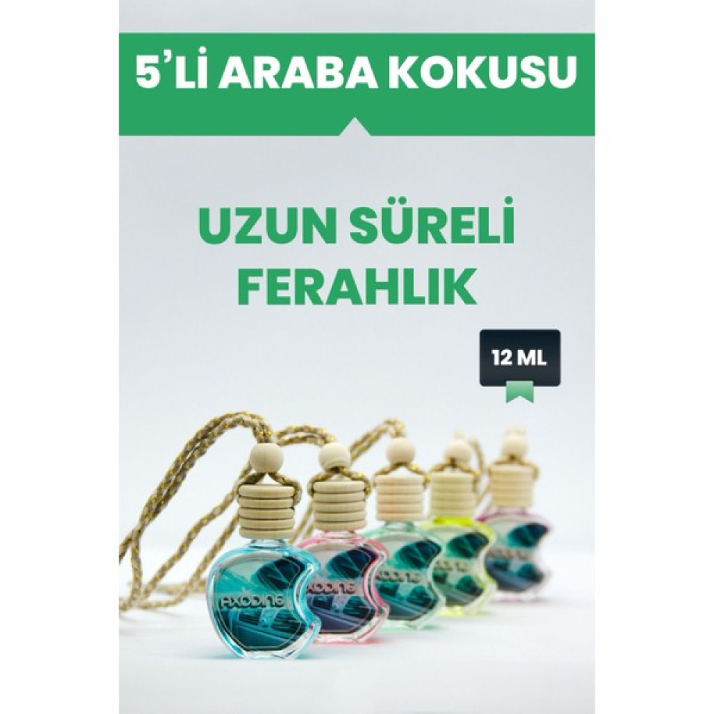 Axodine 5'li Araba Kokusu 12 ml Oto Kokuları Fiyatı