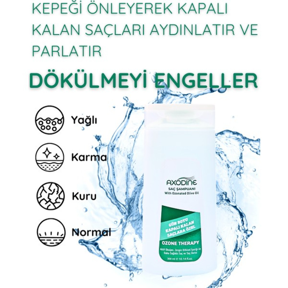 Axodine Gün Boyu Kapalı Kalan Saçlara Özel Ozon Terapi Şampuan 300 Ml Oto Boyaları Fiyatı