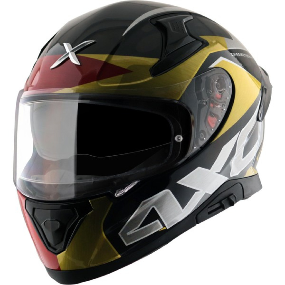 Axor Apex Chrometech Kask Red Gold - M - Renkli Motorsiklet Kaskları Fiyatı