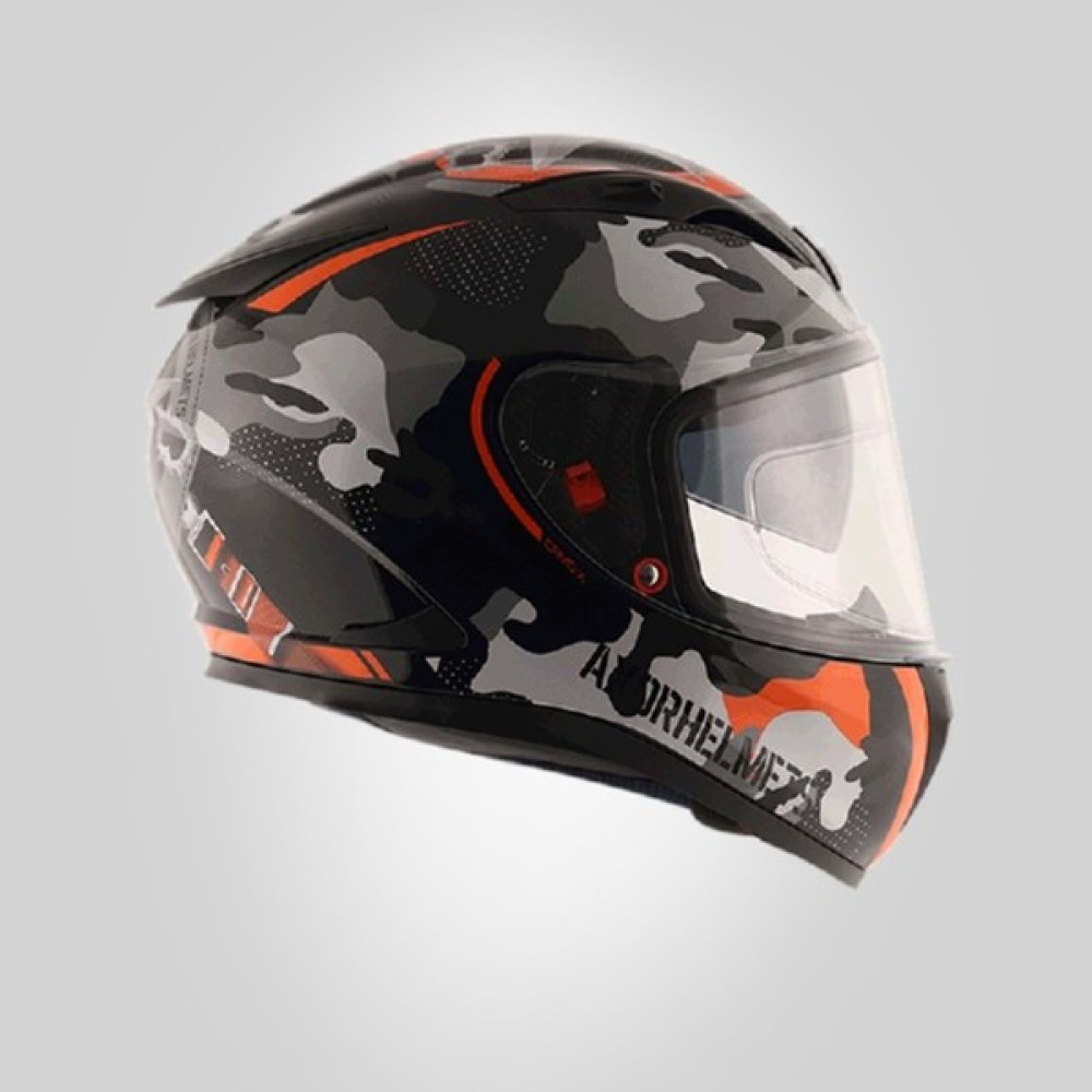 Axor Street Camo Turuncu Kask Xl Motorsiklet Kaskları Fiyatı