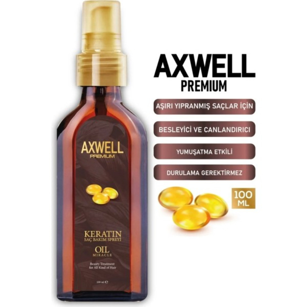 Axwell Aşırı Yıpranmış Saçlar Için Keratin Bakım Yağı 100 ml Saç Bakım Maskeleri & Serumlar & Spreyler Fiyatı