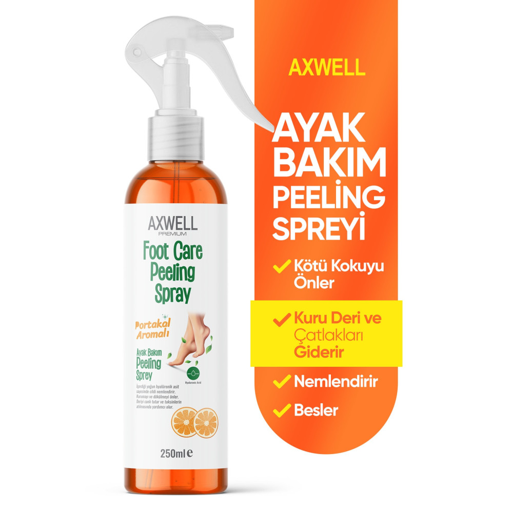 AXWELL PREMIUM Portakal Aromalı Ayak Bakım Peeling Spreyi 250ml Ayak Bakımı Fiyatı