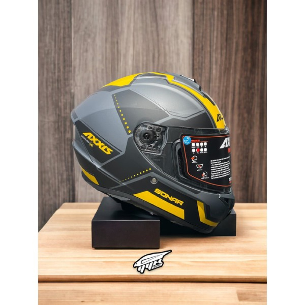 Axxis Draken Blond. ''2 Vizörlü'' + ''sticker'' Hediyeli, Mat Motosiklet Kapalı Kask - M Motorsiklet Kaskları Fiyatı