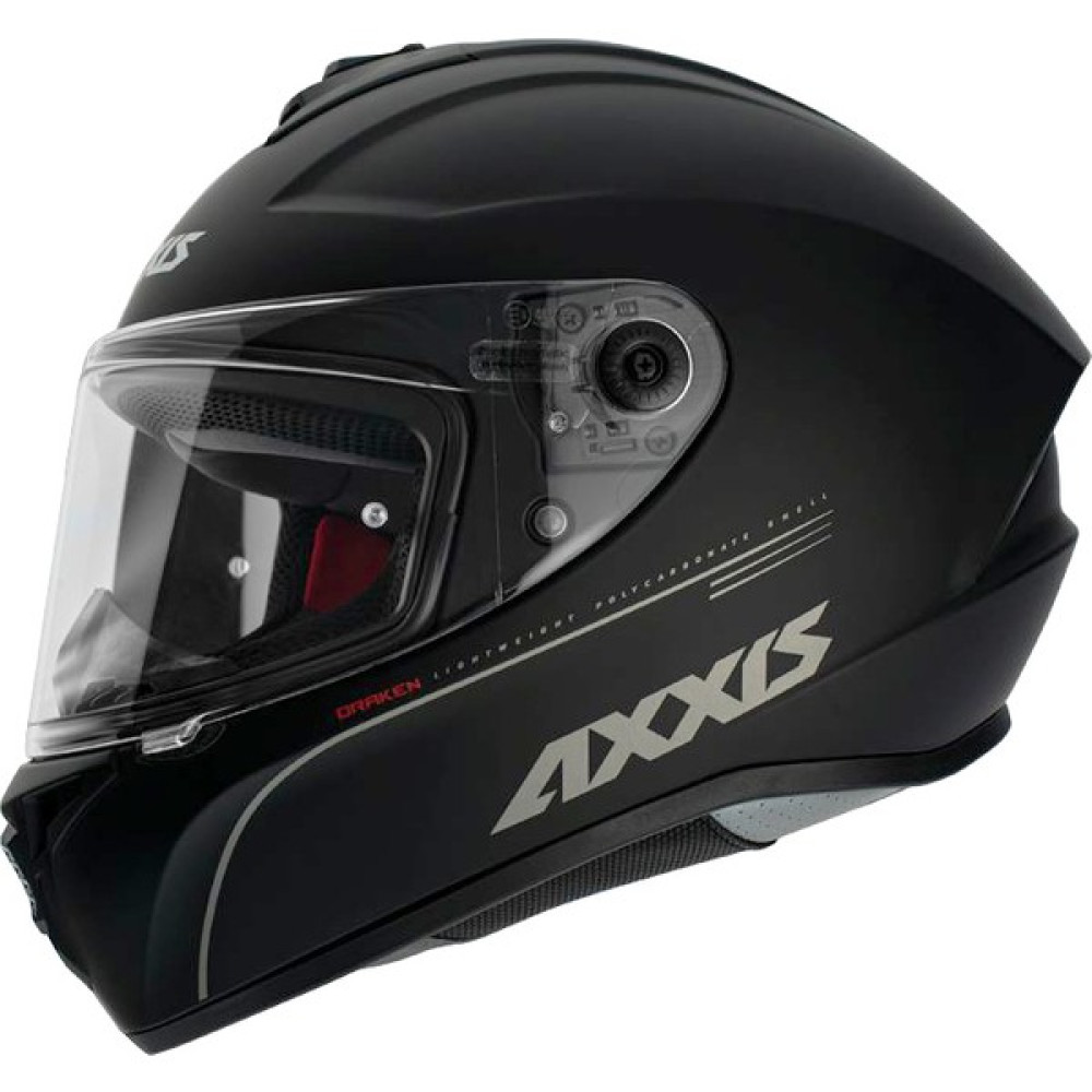 Axxıs Draken Solıd Full Face Kapalı Kask Mat Siyah - M Motorsiklet Kaskları Fiyatı