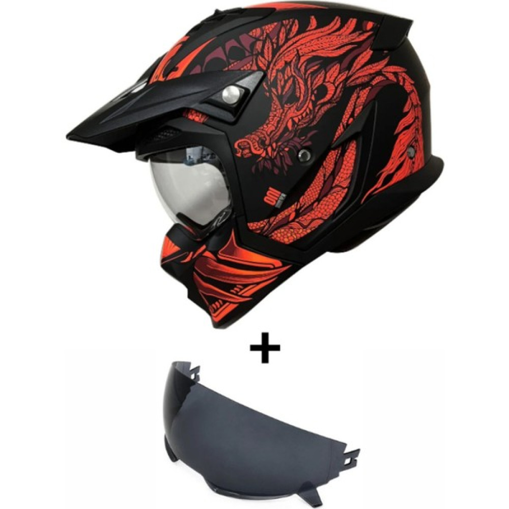 Axxis Hunter Sv Onı B5 Matt Red Çift Vizörlü Çene Çıkabilen Model - S - Kırmızı Oto Boyaları Fiyatı