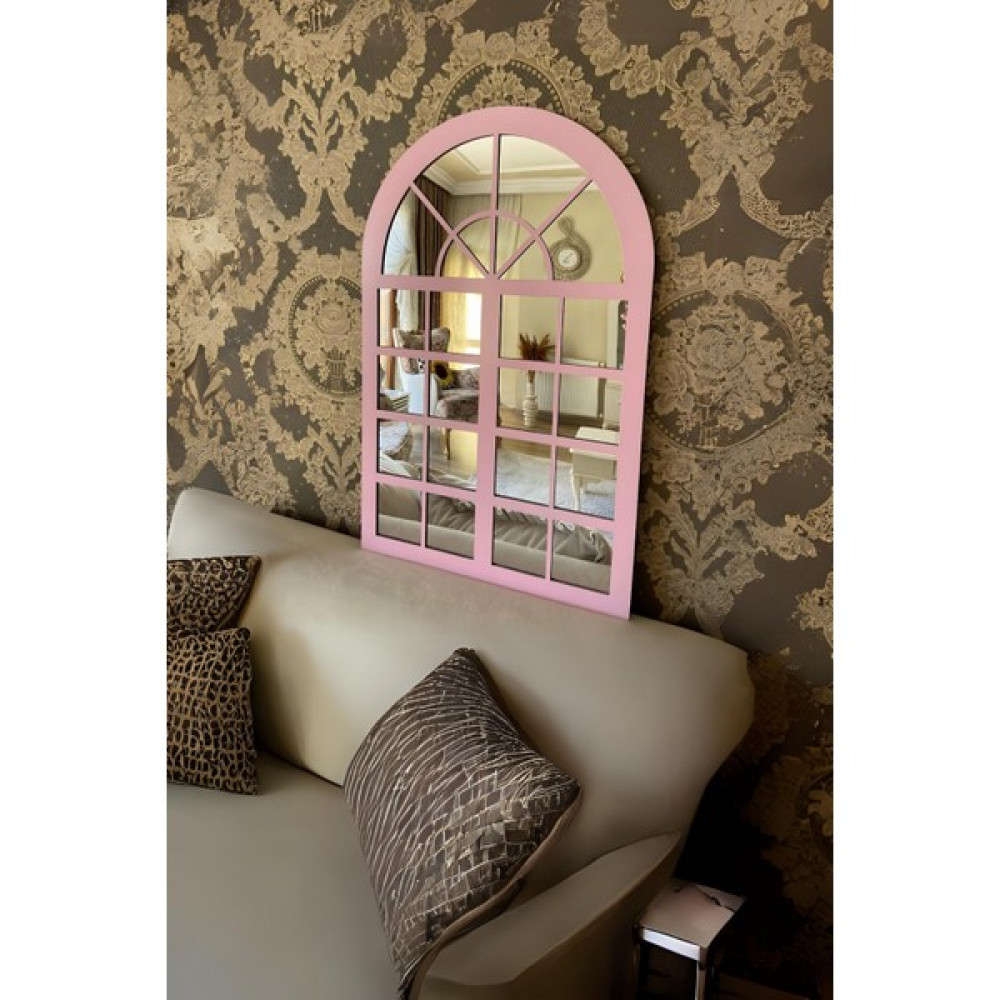 Ay Dizayn Melis Model Pencere Ayna - Pembe - 30 x 55 Ayna Fiyatı