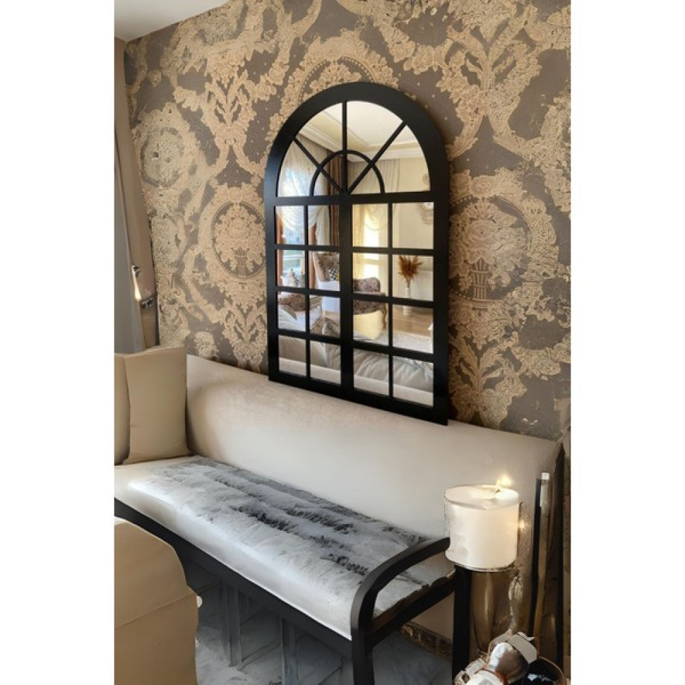 Ay Dizayn Melis Model Pencere Ayna - Siyah - 30 x 55 Ayna Fiyatı