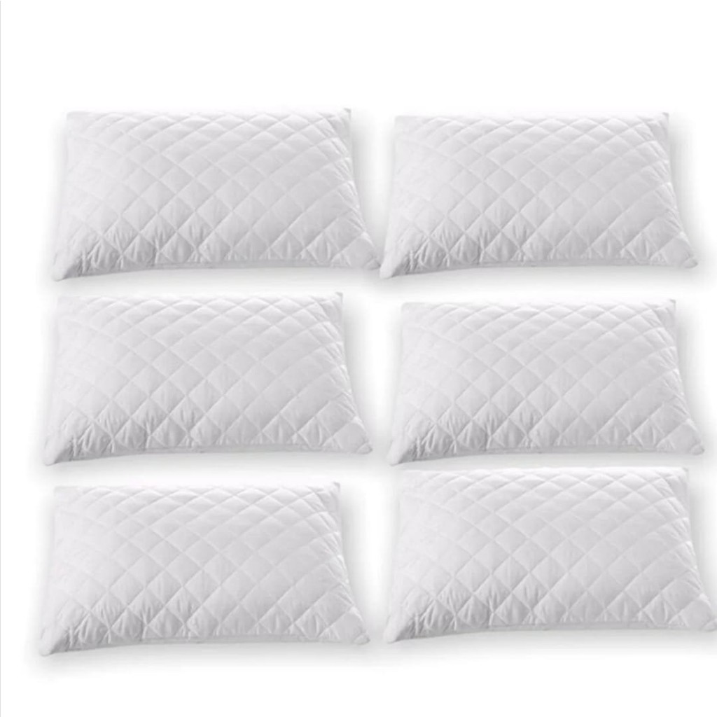 AY Home 6 Adet Kapitoneli Sıvı Geçirmez Yastık Alezi Yastık Koruyucu Yastık Kılıfı Pamuklu Beyaz 50 x 70 cm Yastık Kılıfı Fiyatı