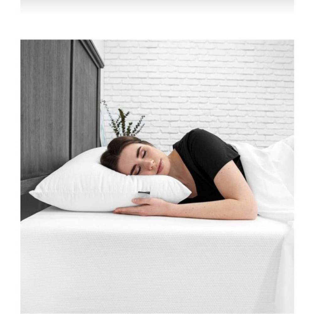 AY Home Antialerjik Antibakteriyal Boncuk Silikon Yastık Diş Kumaş 100% Pamuklu 800 gr 50X70 cm Ebatında - 50 x 70 cm - Beyaz Yastık Kılıfı Fiyatı