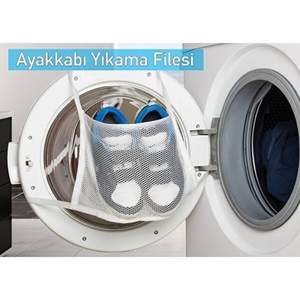 Ay İthalat Hassas Çamaşır - Ayakkabı Yıkama Filesi Kapak Bağlamalı 35 x 20 cm Bebek Bakım Fiyatı