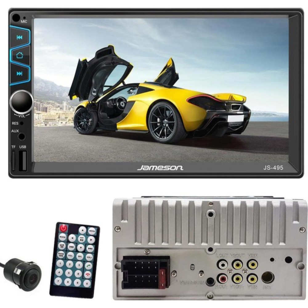 Ay İthalat Jameson Double Teyp 7" 4X45W Mirrorlink Bt/usb/sd/fm/aux Kameralı JS-495 Oto Teypleri Fiyatı
