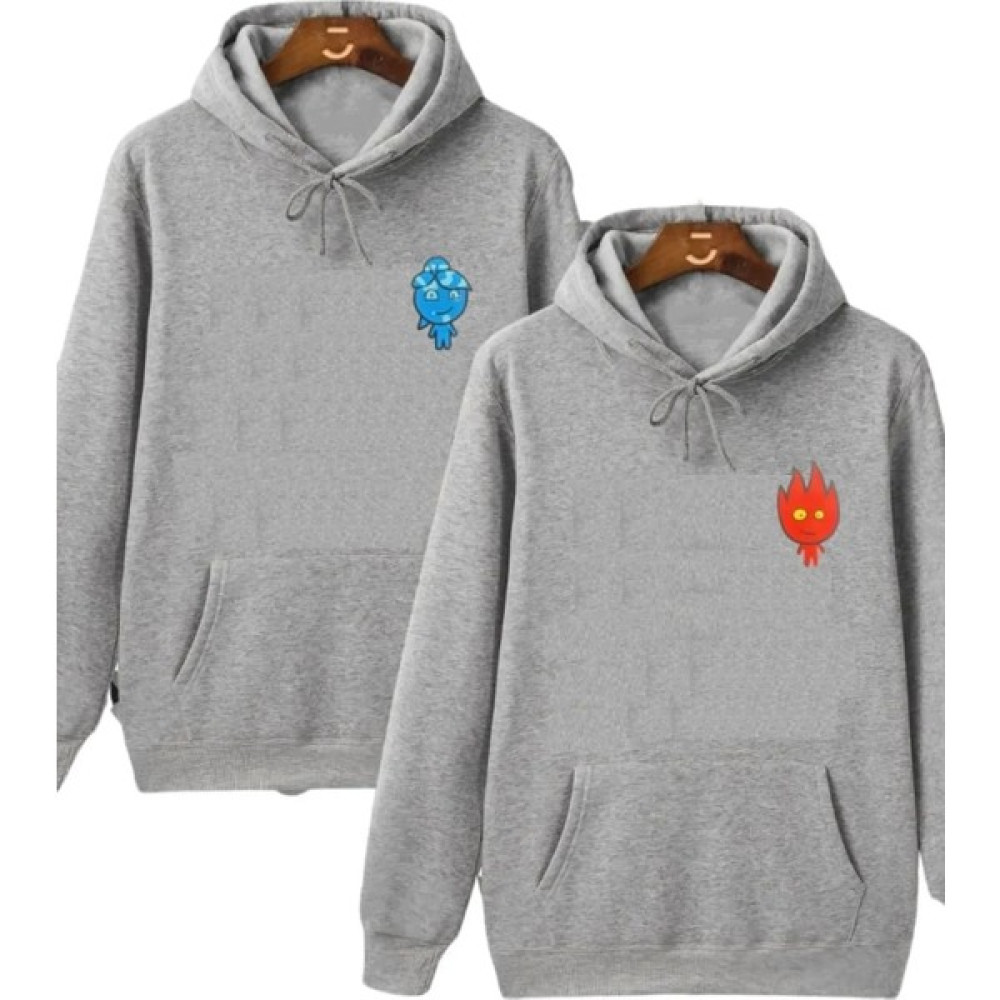 Ay New Moda Ateş & Su Baskılı Sevgili Kombini Sweatshirt 2 Adet Bayan Sweatshirt Fiyatı