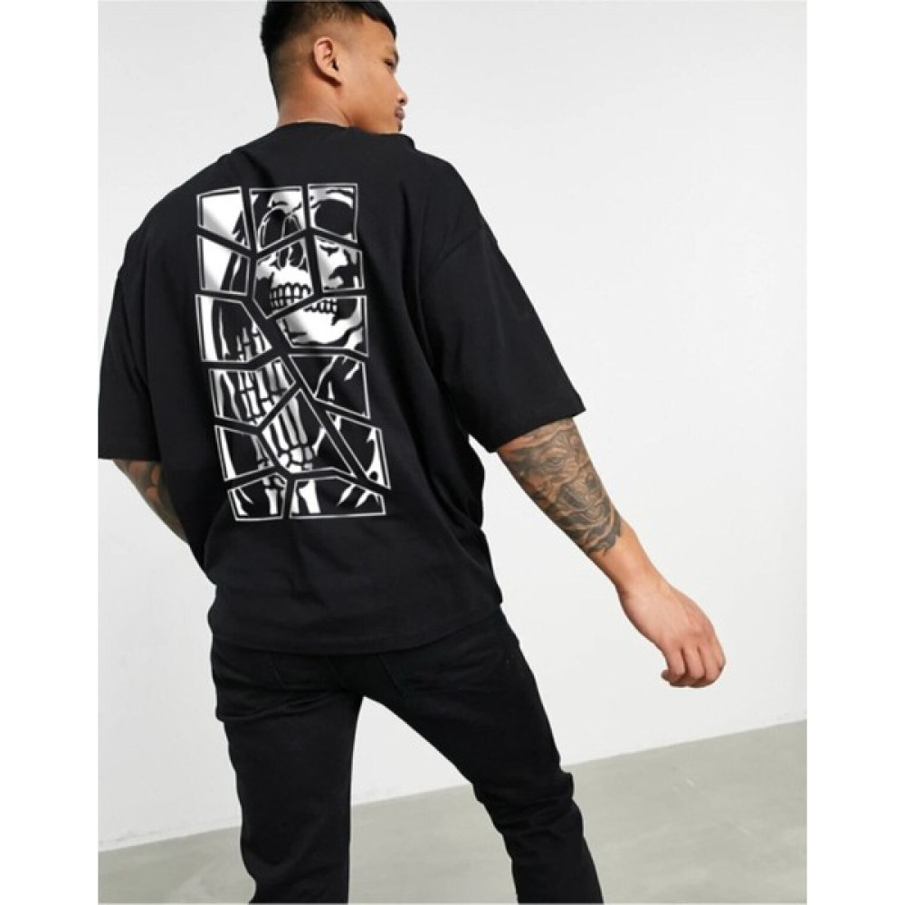 Ay New Moda Beyaz Skullcracked Oversize Tshirt Erkek T-shirt Fiyatı