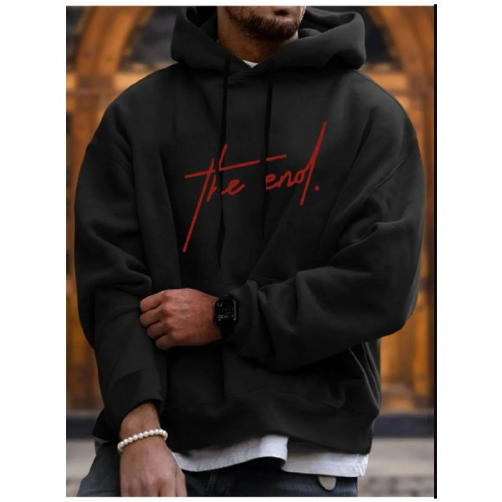 Ay New Moda Erkek Sweatshirt The End Baskılı Kapşonlu Erkek Sweatshirt Fiyatı