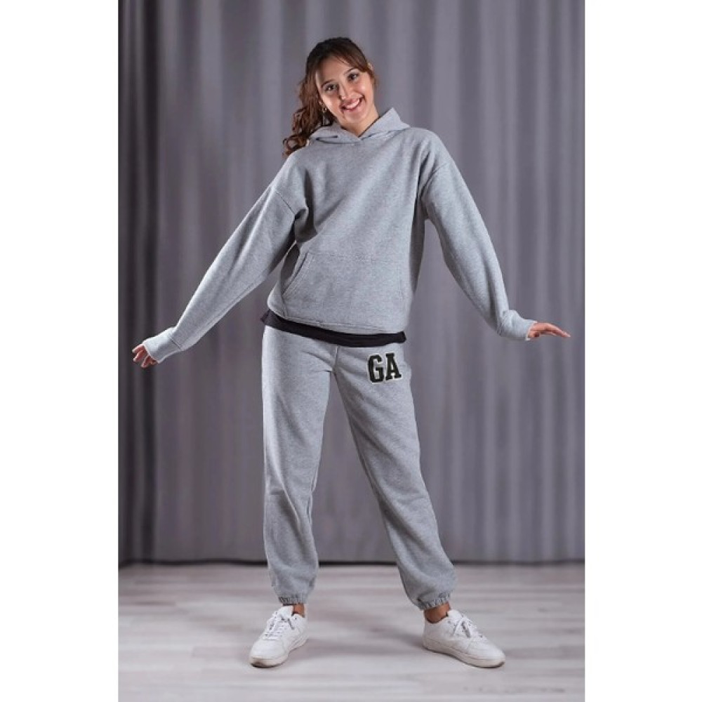 Ay New Moda Kadın Atlanta Baskılı Kapüşonlu Sweatshirt Alt Üst Eşofman Takımı Kadın Eşofman Fiyatı