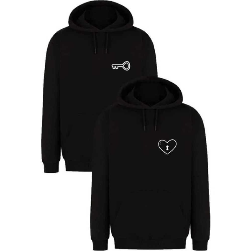 Ay New Moda Kadın Erkek Kapüşonlu Şardonlu Kanguru Cep Sweatshirt Sevgili Kombini Erkek Sweatshirt Fiyatı