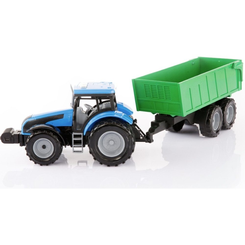 Aya Toys Römorklu Traktör Mavi Pilli Işıklı Model 40104 Çocuklar İçin Güvenli Oyun Oyuncak Araç Fiyatı