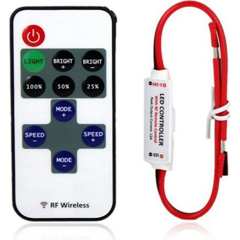 【ayak Kanepe】bali Sissi 12V Rf Kablosuz Uzaktan Kumandalı Anahtar Denetleyici Dimmer Mini LED Şerit Işık Yeni (Yurt Dışından) - Siyah - NA Prizler Fiyatı