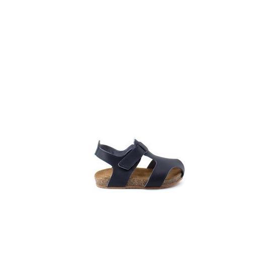 Ayakkabı Fuarı 510 T 2001 E Bebe Lacivert Deri Sandalet