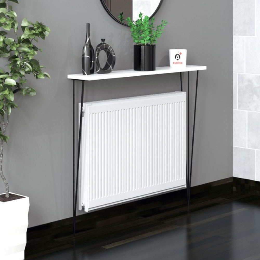 Ayalina Dresuar Kalorifer ve Petek Üstü Duvar Rafı Beyaz Renk 80 cm (60&70 cm Petek Ölçüsü Için ) Dresuar / Makyaj Masası Fiyatı