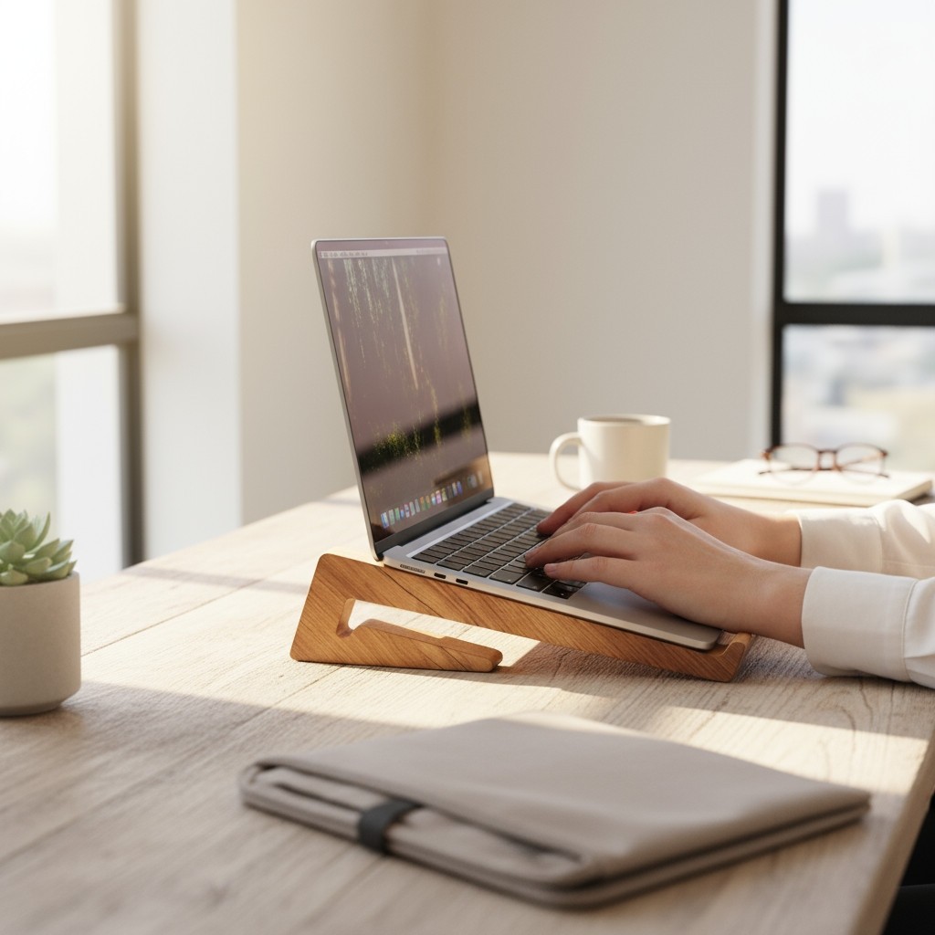 Ayarlanabilir Laptop Yükseltici 11'' 13'' 14'' 15'' 16'' 17'' Notebookyükseltici - Kahverengi Dizüstü Bilgisayar Aksesuarları Fiyatı