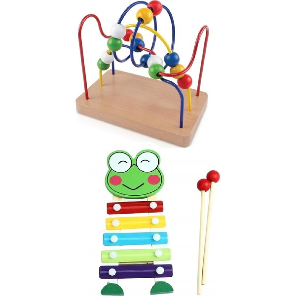Ayas Eğitici Oyuncak Ahşap Eğitici Helezon Koordinasyon Oyunu - Ahşap 5 Notalı Ksilefon Bebek Oyuncakları Fiyatı