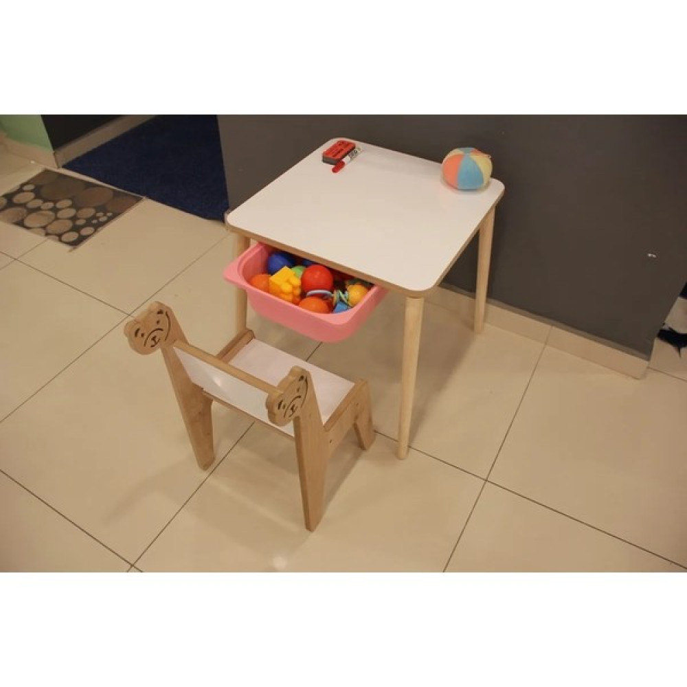 Ayaz Design Ahşap Yazsil Masa Sandalye Aktivite Eğlence Merkezi Bebek Odası Tekstili Fiyatı