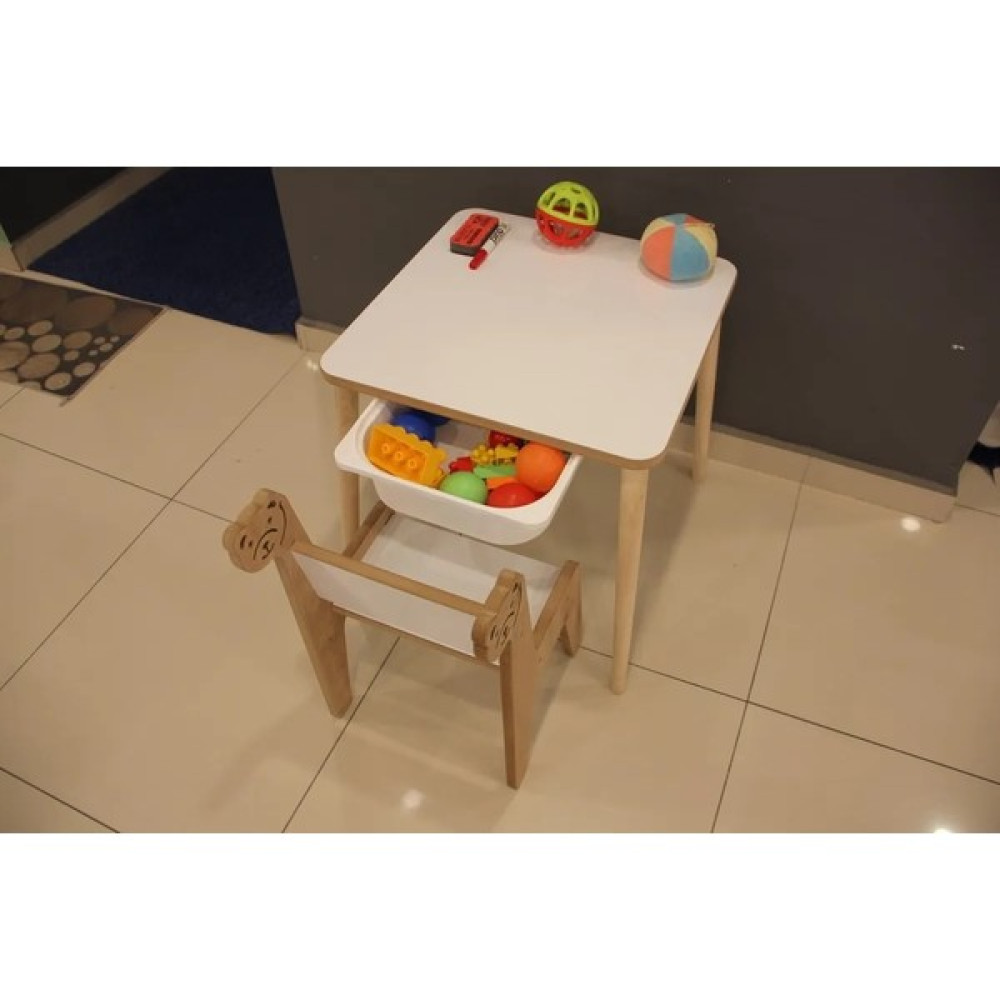 Ayaz Design Ahşap Yazsil Masasandalye Aktivite Eğlence Merkezi Bebek Odası Tekstili Fiyatı